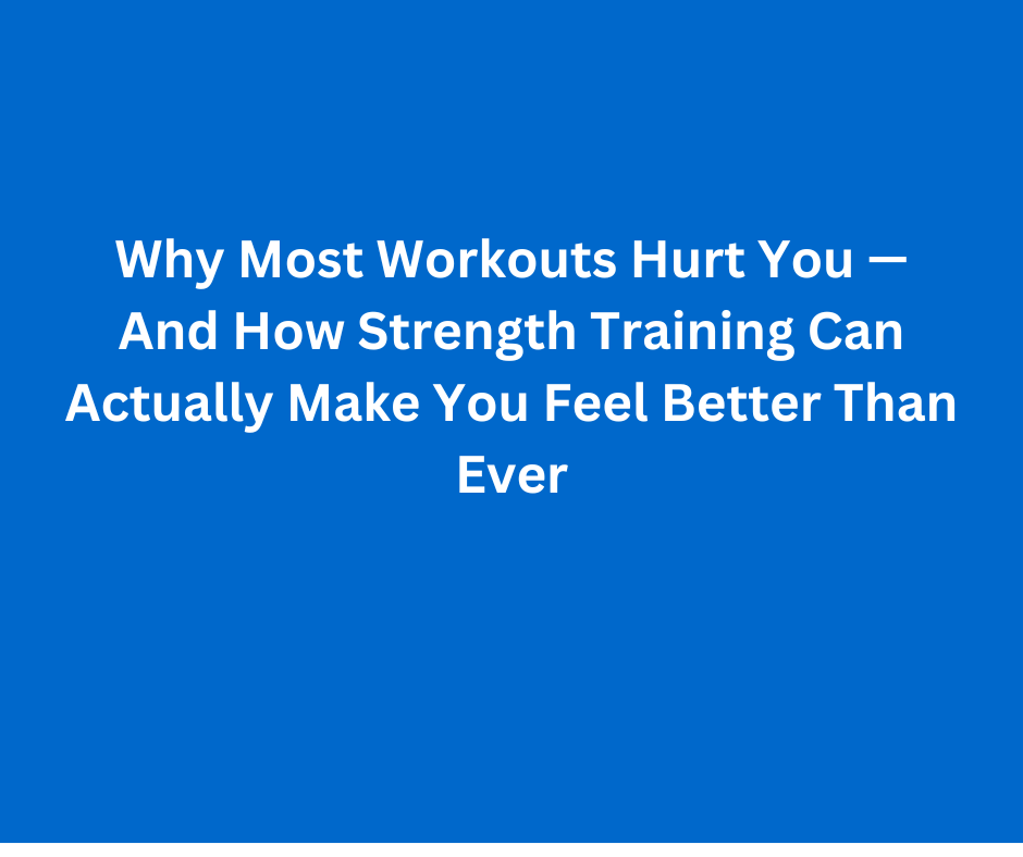 Strength training over 50 in Austin with personal coaching from Nate.